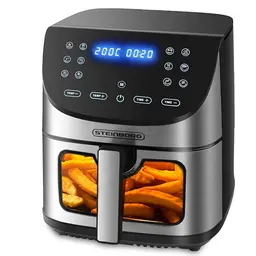 Heißluftfritteuse 8L | 4 in 1 Mini Backofen | Fritteuse ohne Öl | Air Fryer