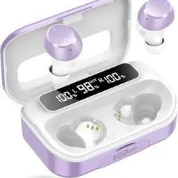 Kabellose In-Ear Bluetooth Kopfhörer mit ENC Noise Cancelling, 128 Std. Akkulaufzeit, wasserdicht und LED-Anzeige