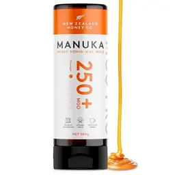 Manuka Honig MGO 250+ | 500g Quetschflasche | Aktiv und Roh | Aus Neuseeland