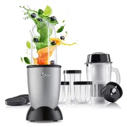 GOURMETmaxx Mr. Magic Mixer | Smoothie Maker mit Zubehör | Standmixer | Auslaufsicherer Food Processor für Shakes und Smoothies