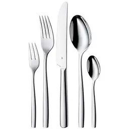 WMF Palma Besteck Set für 12 Personen – 60-teilig, polierter Edelstahl, spülmaschinenfest, inklusive Besteckkassette