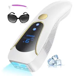 3 in 1 IPL Haarentfernung Gerät mit Eisfunktion, 999.900 Lichtimpulse, 9 Energiestufen für Frauen und Männer