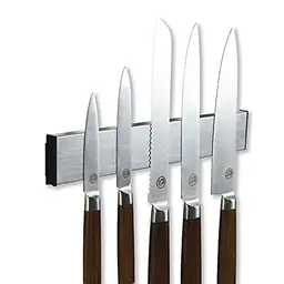 SOSmart24 JUST SILVER Magnetleiste 30 cm – Edelstahl Silber Matt – Magnetischer Messerhalter
