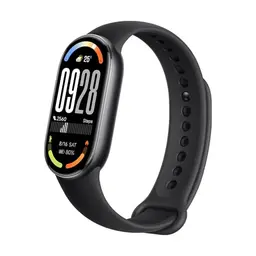 Xiaomi Smart Band 10 Fitness-Tracker mit AMOLED-Display, Herzfrequenz- & SPO₂-Messung, Schlafüberwachung, 150+ Sportmodi, 21 Tage Akku, Wasserdicht Schwarz