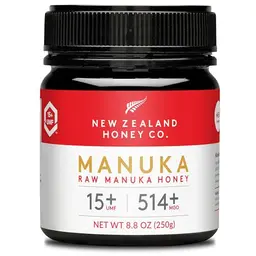 New Zealand Honey Co. Manuka Honig MGO 514+ | Aktiv und Roh - 250g - Zertifiziert in Neuseeland