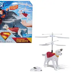 DC Comics Superman - Fliegende Krypto Figur, 19 cm, Spielzeug für Kinder ab 4 Jahren