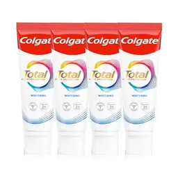 COLGATE Total Whitening Zahnpasta, 4 x 100 ml