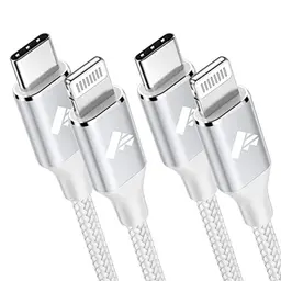 Yosou USB C Lightning Kabel 2er Pack MFi Zertifiziert Nylon PD Schnellladekabel für iPhone 14/13/12/11/Pro/Max/XS/8/7 Plus