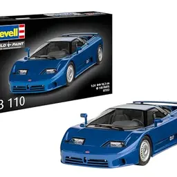 Revell Modellbau EB110 Sportwagen, 1:24 Maßstab, 140-tlg. Bastelset ab 12 Jahren, detailgetreu, ohne Zubehör