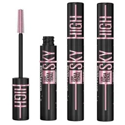 Maybelline Lash Sensational Sky High Mascara - 3 x 7.2ml, Cosmic Black