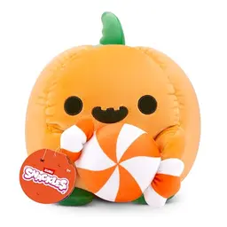 Snackles Halloween Plüschspielzeug 20 cm mit Snack-Accessoire & Jack-o'-Lantern Lolly von ZURU