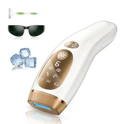 Haarlosy IPL Haarentfernung mit Gefrierfunktion, 999.900 Lichtimpulse, schmerzfreies Gerät für Männer und Frauen