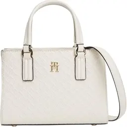 Tommy Hilfiger Damen Tote Bag, Elfenbein (Soft Cream) - Alltagstasche, Einheitsgröße