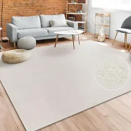Paco Home Teppich Einfarbig Pastell 80x150 cm - Modern für Wohnzimmer, Schlafzimmer, Esszimmer