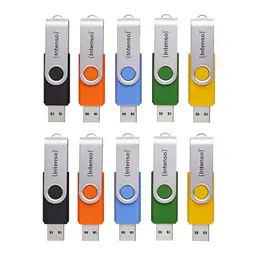 Intenso Basic Line USB-Sticks 10x 16GB, USB 2.0, mit Beschriftungsetiketten