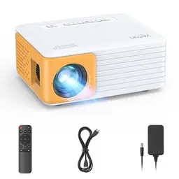 YOTON Mini Beamer Y3 - Tragbarer Full HD Projektor für Heimkino & Outdoor, kompatibel mit HDMI/USB/Smartphones & PS5