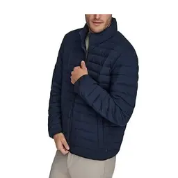 Dockers Herren Regenjacke aus recyceltem Stretch-Polyester, packbar
