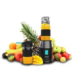 Cecotec Tragbarer Standmixer Power Titanium 900 ProGo, 900W, mit 2 Bechern, Ergonomisch & Einfach zu reinigen