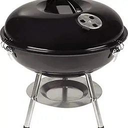 ACTIVA Kugelgrill Teneriffa | Premium Camping Grill mit verstellbarer Luftzufuhr & Grillrost | Holzkohle Grill für Barbecue
