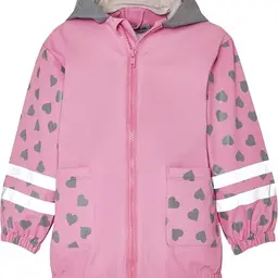 Playshoes Regenjacke für Kinder, wind- und wasserdicht, Katze, Größe 86