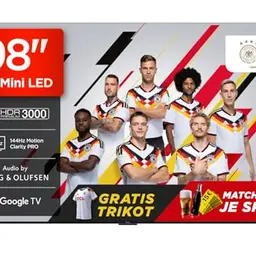 TCL 98Q7C 98 Zoll 4K QD-Mini LED Smart TV mit HDR, Dolby Vision & Atmos, Google TV, 144Hz