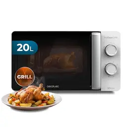Cecotec Mikrowelle Proclean 3110 Wave mit Grill, 20L, 700 W