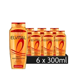 L'Oréal Elvital Anti-Haarbruch Shampoo, 6 x 300 ml