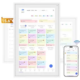 TABWEE P15 WIFI Digitaler Kalender 15.6'' - Touchscreen Familien- und Wochenplaner für Senioren