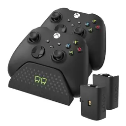 Venom Doppel-Ladestation mit 2 Akkupacks – Schwarz (Xbox Series X & S/Xbox One)