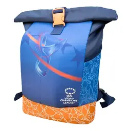 UEFA Frauen Champions League Roll-Top Rucksack – Offizielles Merchandise, Leichtgewichtig, Perfekt für Fußballfans