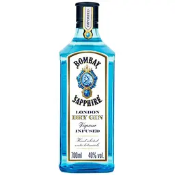 Bombay Sapphire Premium London Dry Gin, 40% Vol., 700 ml, ideal für die Hausbar und als Geschenk ab 18