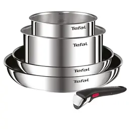 Tefal Ingenio Emotion 5-tlg. Topf- und Pfannenset, stapelbar, Induktion, titaniumbeschichtet