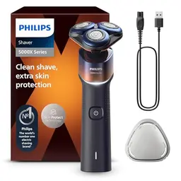 Philips Shaver Series 5000X - Elektrorasierer für Nass- und Trockenrasur mit Skin Protect Technologie