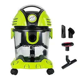 Cecotec Beutelloser Nass- und Trockensauger Wet&Dry, 1400 W, 15 Liter, mit HEPA-Filter und 5 Zubehörteilen