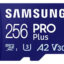 Samsung PRO Plus microSD-Karte 256 GB mit SD-Adapter – Ideal für Mobile Gaming auf Smartphones und Tablets