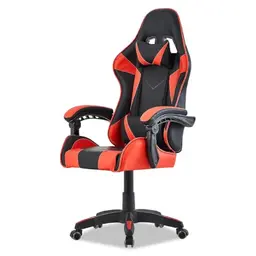 Walden Gaming Stuhl ergonomisch verstellbar - Drehstuhl für Büro und Gaming (Rot)