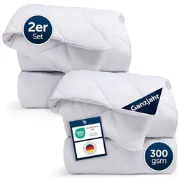 Blumtal Ganzjahresdecke 135x200 cm im 2er Set - Oeko-TEX zertifiziert