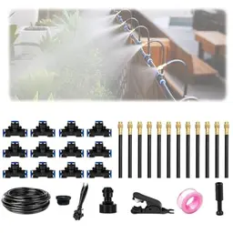 Bewässerungssystem Garten, 20M/65.6FT, automatisches Tropfbewässerungssystem für Balkon, Terrasse & Pflanzen
