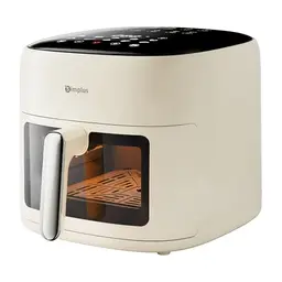 SIMPLUS Heißluftfritteuse 6,5 L - Airfryer XL mit Sichtfenster & Touchscreen, 10 Programme
