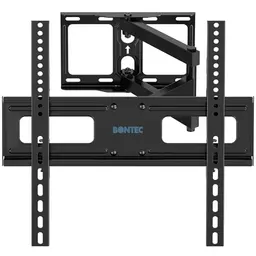 BONTEC TV Wandhalterung für 26-55 Zoll, Schwenkbar und Neigbar, Max. VESA 400x400mm, Bis zu 40kg, Ideal für Eckmontage