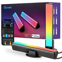 Govee LED Lightbar - RGB LED Hintergrundbeleuchtung mit Alexa & Google Assistant, dimmbar, 16 Millionen Farben für Gaming & Zimmer