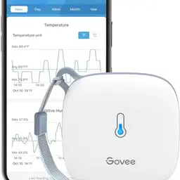 Govee WLAN Thermometer Hygrometer für Innen, WiFi mit App-Benachrichtigung und 50m Reichweite, ideal für Gewächshaus und Weinkeller