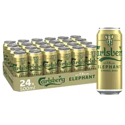 Carlsberg Elephant Starkbier 7,5 % Vol., 0,5 l Dose, 24er Pack