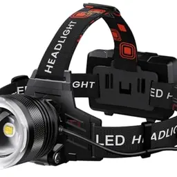 SIDARK Wiederaufladbare Stirnlampe mit 120000 Lumen, 8 Lichtmodi und 9000mAh Akku für Outdoor Camping