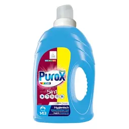 PUROX COLOR Gel (143 Waschladungen) – Waschmittel für farbige Textilien, umweltfreundlich, 4,3 l