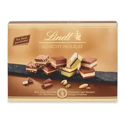 Lindt Schokolade Pralinen 125 g - Handgeschichtete Spezialitäten mit Mandel, Haselnuss und Pistazie