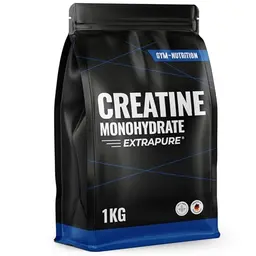 Creatin Monohydrat Pulver 1kg - Ultra Reines Kreatin Monohydrat - Hochdosiert - Vegan