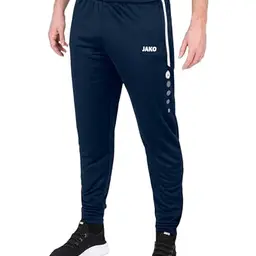 JAKO Herren Trainingshose Active I Sporthose lang mit elastischem Bund und Seitentaschen
