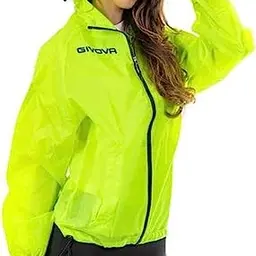 Givova Herren Rain Basico Jacke, Gelb