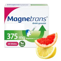 Magnetrans Direktgranulat 375 mg - Magnesium für Muskel- und Nervenfunktion - 20 Sticks